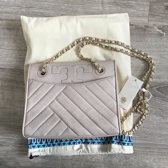 TORY BURCH Alexa Convertible Crossbody in Bedrock - Picture 2 of 7